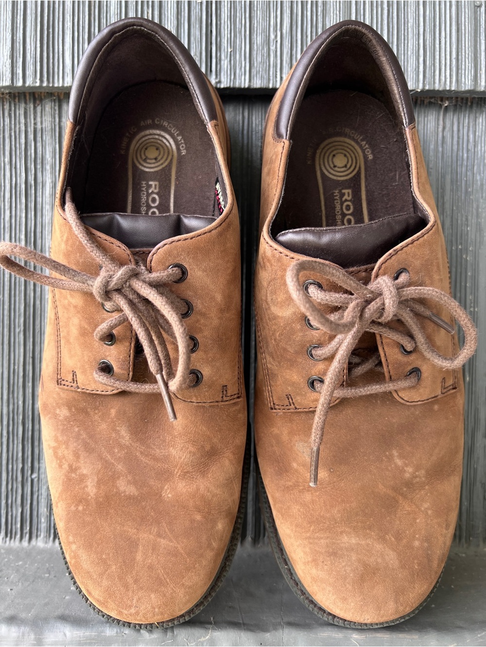 Rockport Men’s Tan Brown Suede Chukka Lace-Up Boots